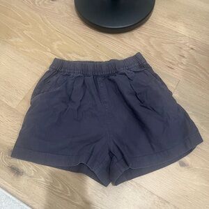 Uniqlo Women's High Waist Charcoal Shorts